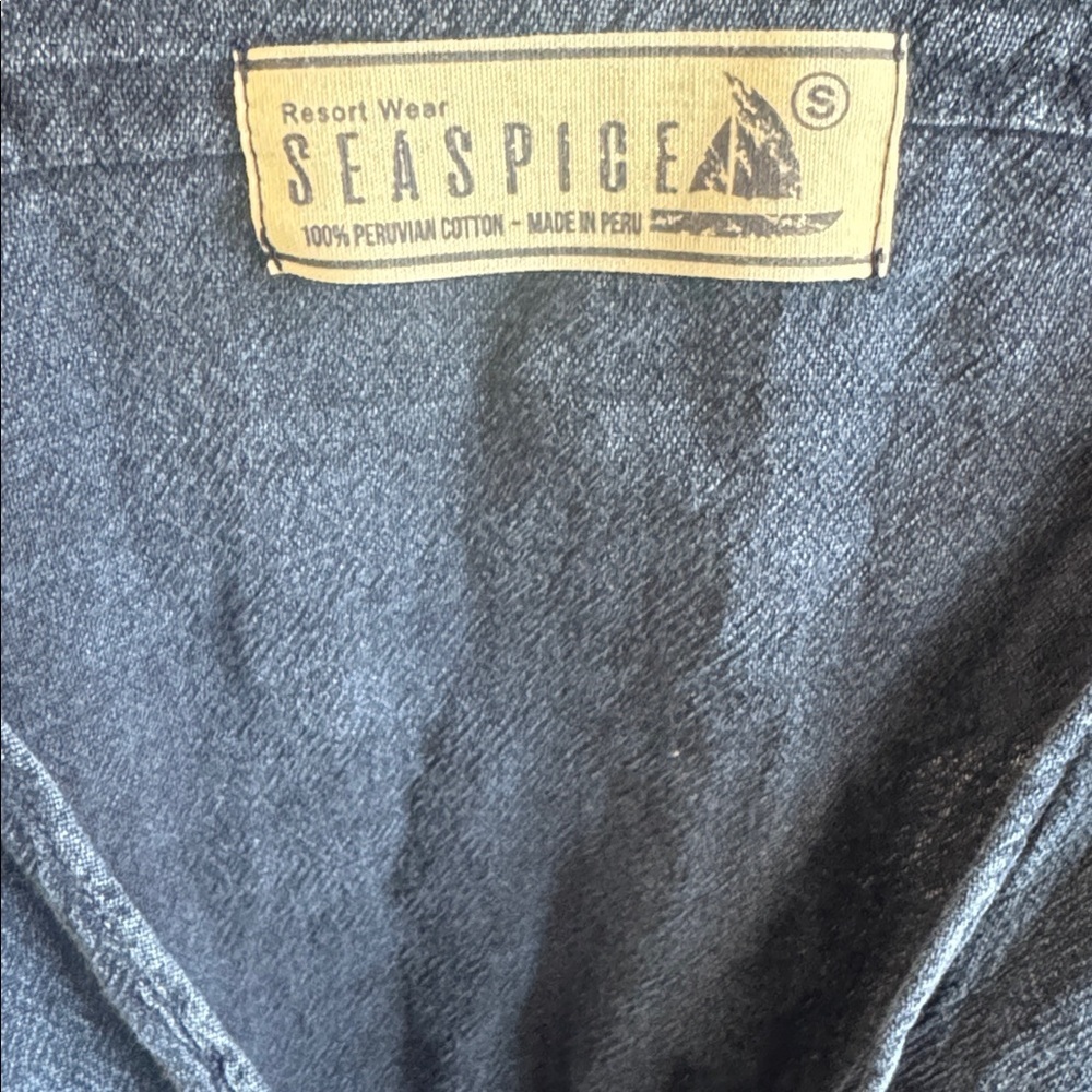 Seaspice Blue Women's Swim Cover-Up - Picture 4 of 5